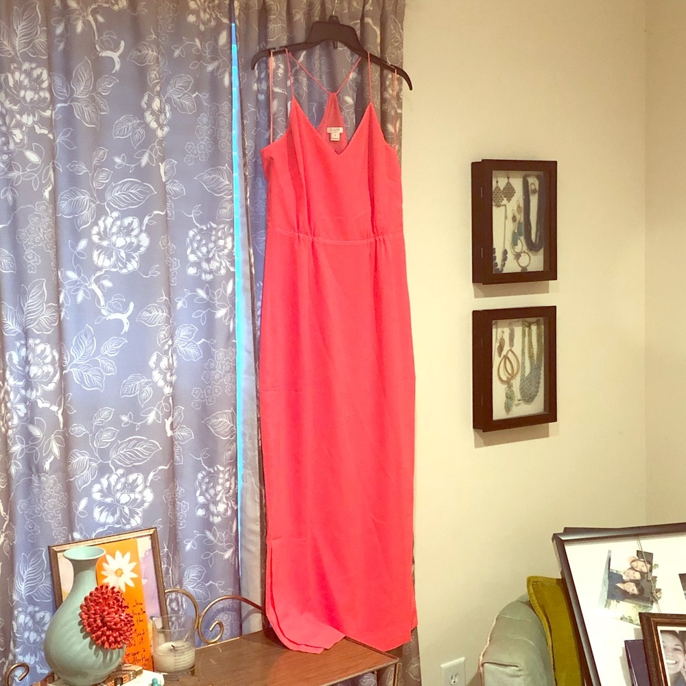 JCrew racer back maxi dress - Picture 1 of 3